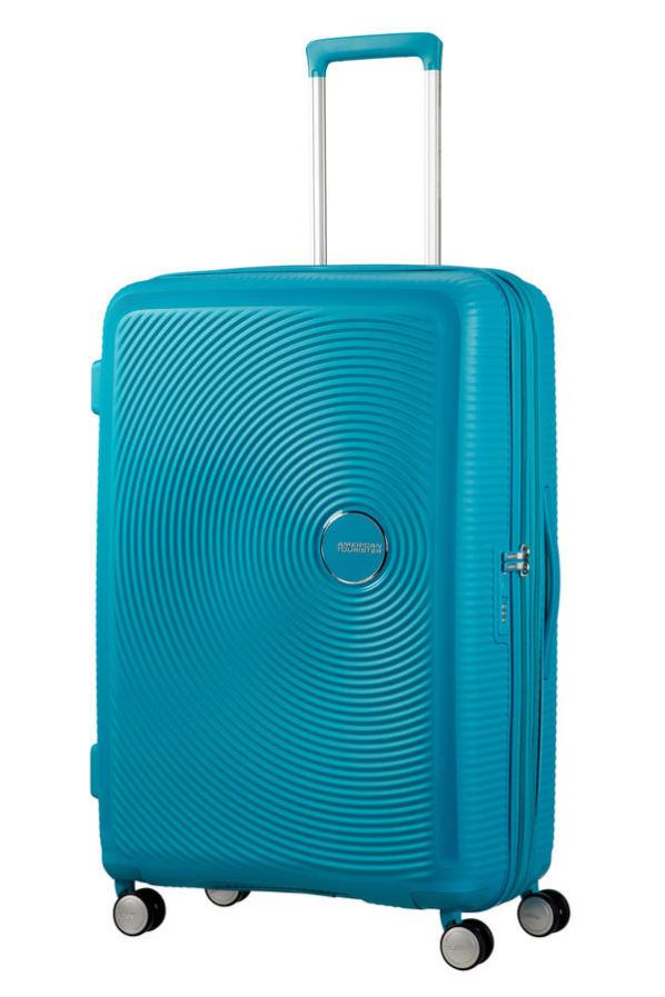 Mala de Viagem Grande 77cm Expansível Azul-Verão - Soundbox | American Tourister®