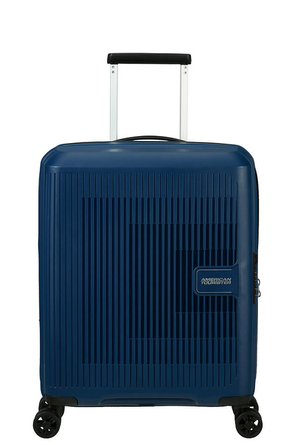 Mala de Cabine 55cm Expansível 4 Rodas Azul-Marinho - AeroStep | American Tourister