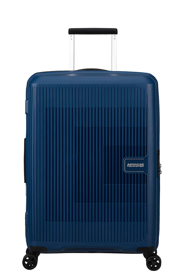 Mala de Viagem Média 67cm Expansível 4 Rodas Azul-Marinho - AeroStep | American Tourister