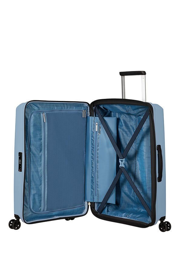 Mala de Viagem Média 67cm Expansível 4 Rodas Cinzenta Soho - AeroStep | American Tourister