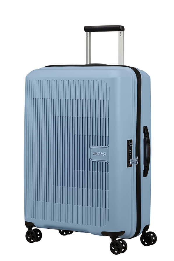 Mala de Viagem Média 67cm Expansível 4 Rodas Cinzenta Soho - AeroStep | American Tourister