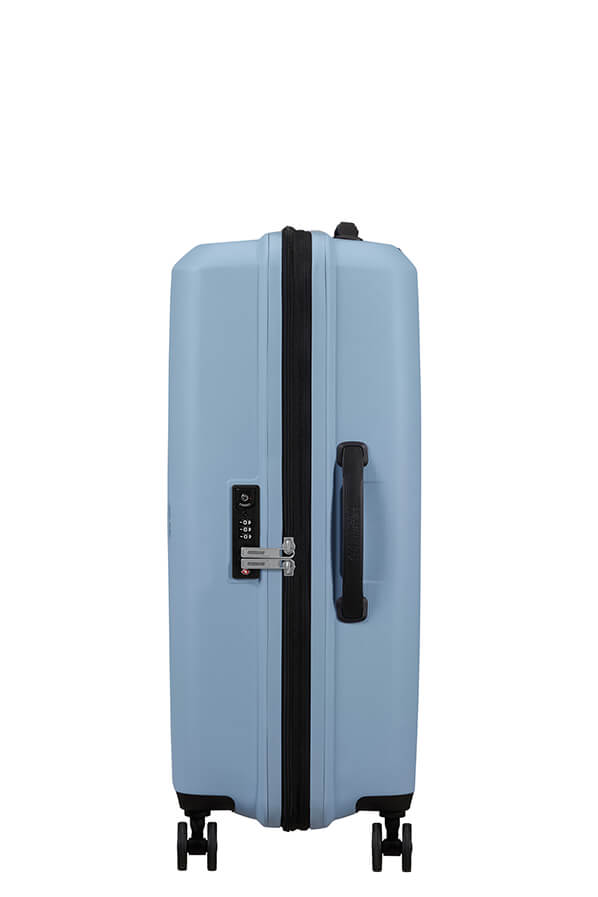 Mala de Viagem Média 67cm Expansível 4 Rodas Cinzenta Soho - AeroStep | American Tourister