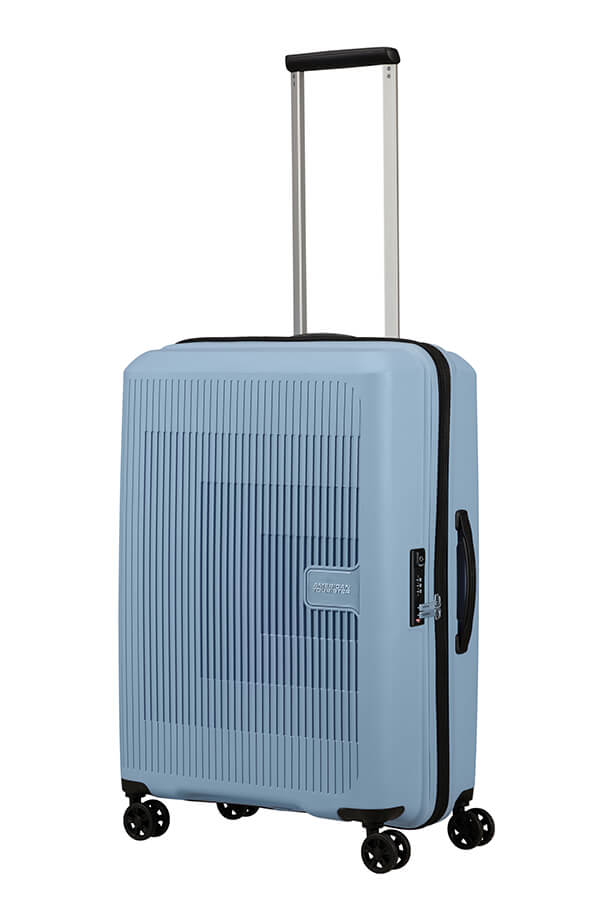 Mala de Viagem Média 67cm Expansível 4 Rodas Cinzenta Soho - AeroStep | American Tourister