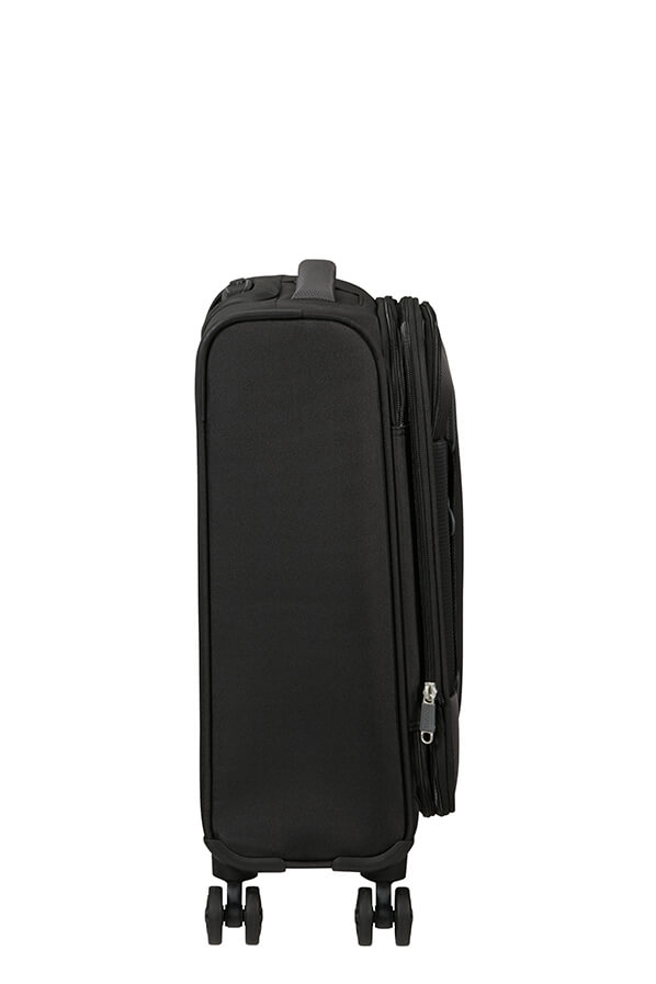 Mala de Cabine 55cm Expansível 4 Rodas Preto-Asfalto - Pulsonic | American Tourister