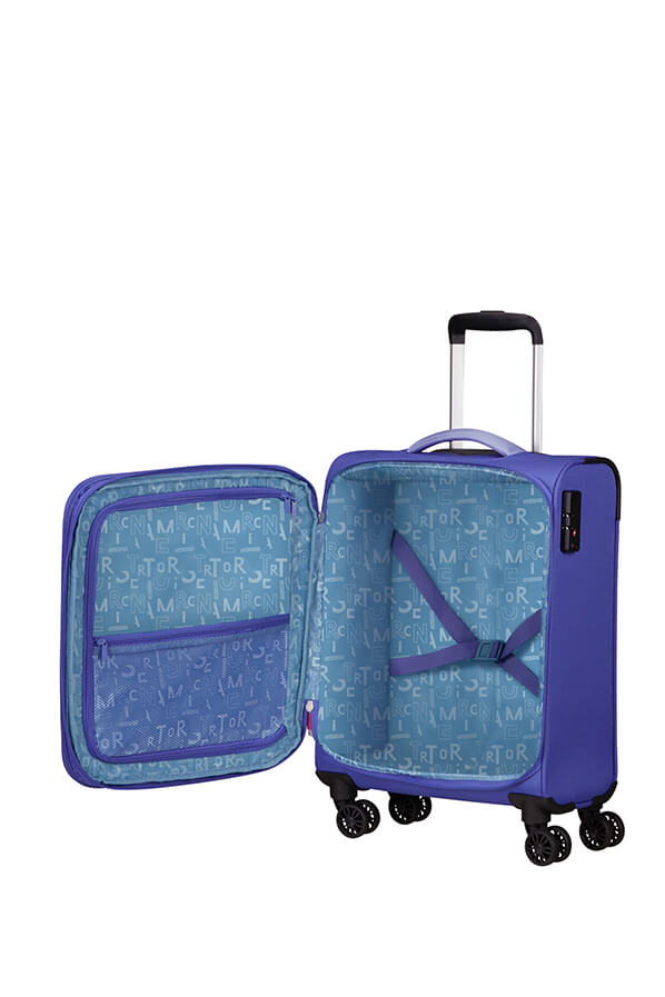 Mala de Cabine 55cm Expansível 4 Rodas Lilás - Pulsonic | American Tourister