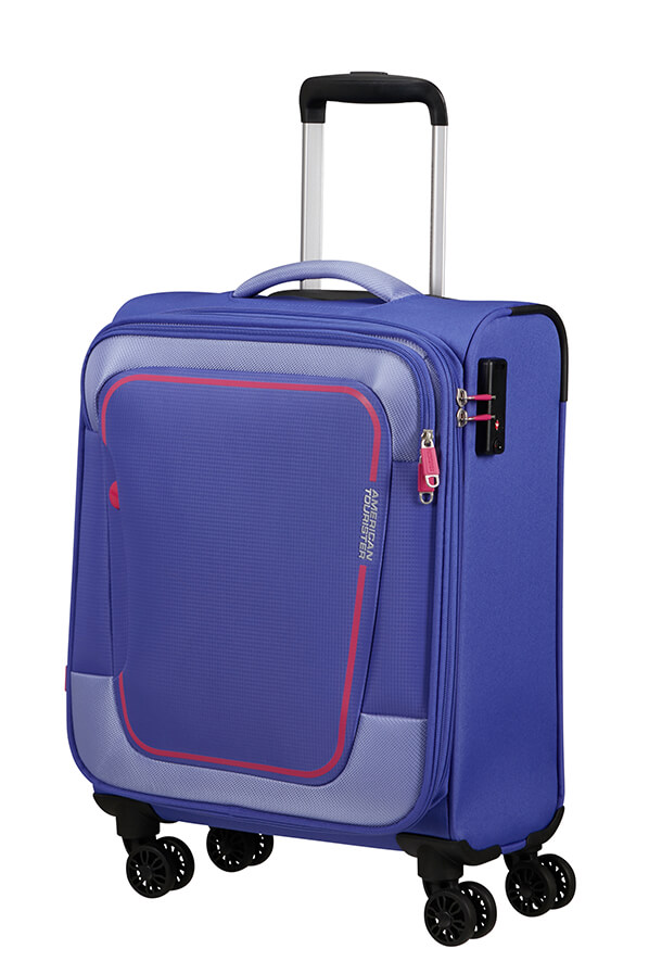 Mala de Cabine 55cm Expansível 4 Rodas Lilás - Pulsonic | American Tourister