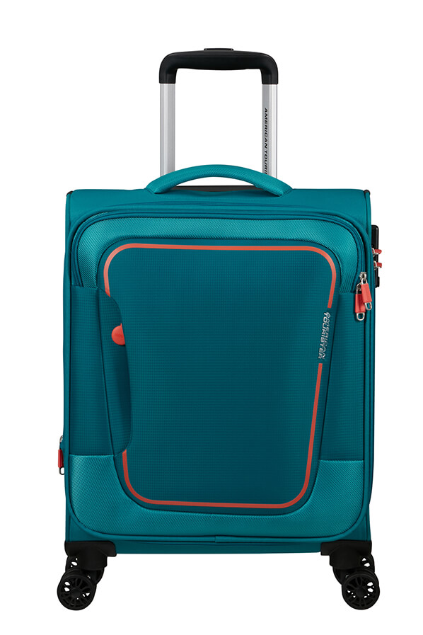 Mala de Cabine 55cm Expansível 4 Rodas Azul-Pedra - Pulsonic | American Tourister