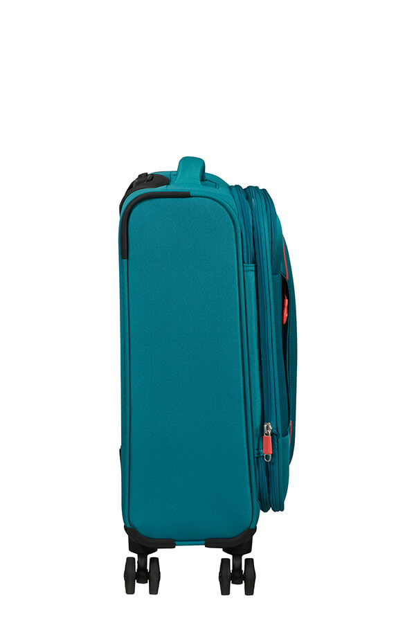 Mala de Cabine 55cm Expansível 4 Rodas Azul-Pedra - Pulsonic | American Tourister