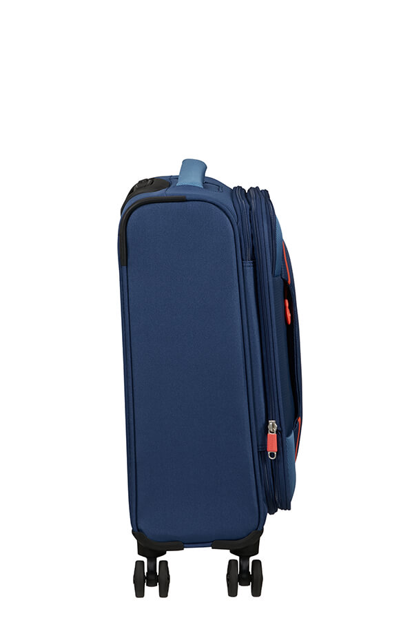 Mala de Cabine 55cm Expansível 4 Rodas Azul-Marinho - Pulsonic | American Tourister