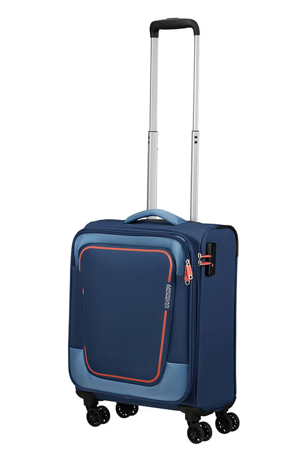 Mala de Cabine 55cm Expansível 4 Rodas Azul-Marinho - Pulsonic | American Tourister