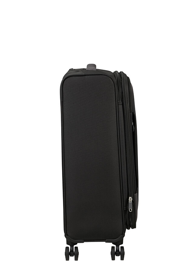 Mala de Viagem Média 68cm Expansível 4 Rodas Preto-Asfalto - Pulsonic | American Tourister