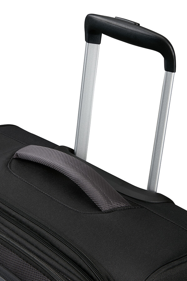 Mala de Viagem Média 68cm Expansível 4 Rodas Preto-Asfalto - Pulsonic | American Tourister