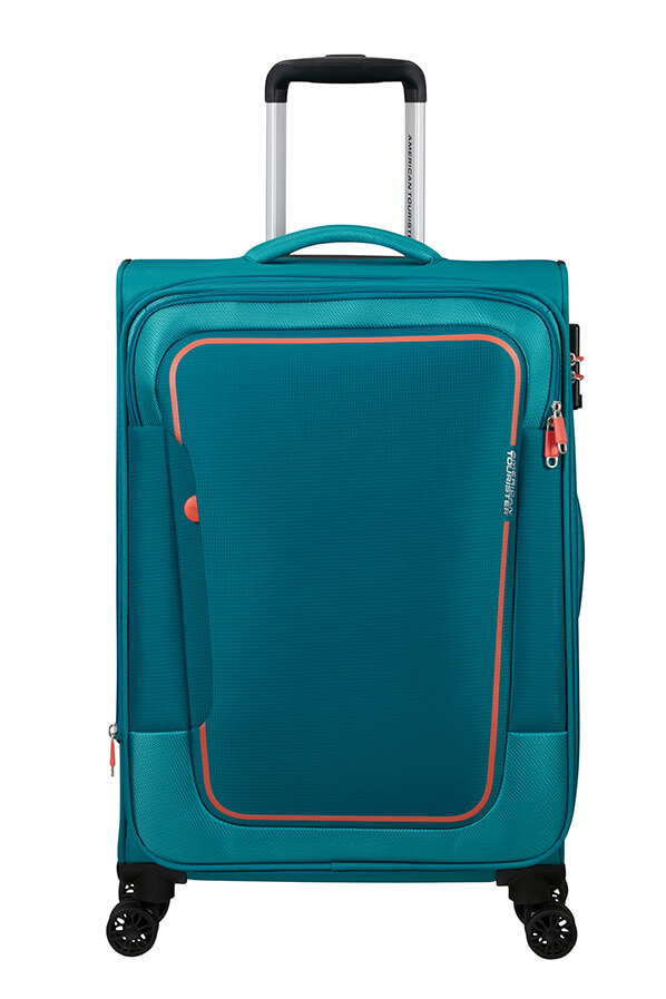 Mala de Viagem Média 68cm Expansível 4 Rodas Azul-Pedra - Pulsonic | American Tourister