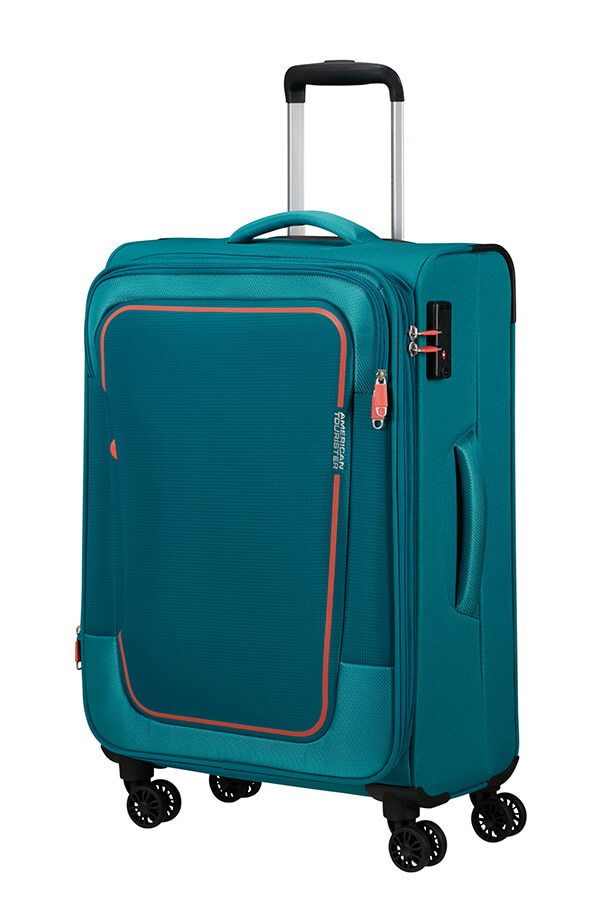 Mala de Viagem Média 68cm Expansível 4 Rodas Azul-Pedra - Pulsonic | American Tourister