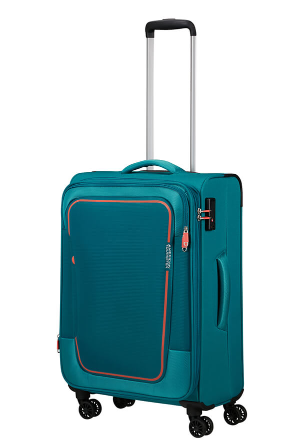 Mala de Viagem Média 68cm Expansível 4 Rodas Azul-Pedra - Pulsonic | American Tourister