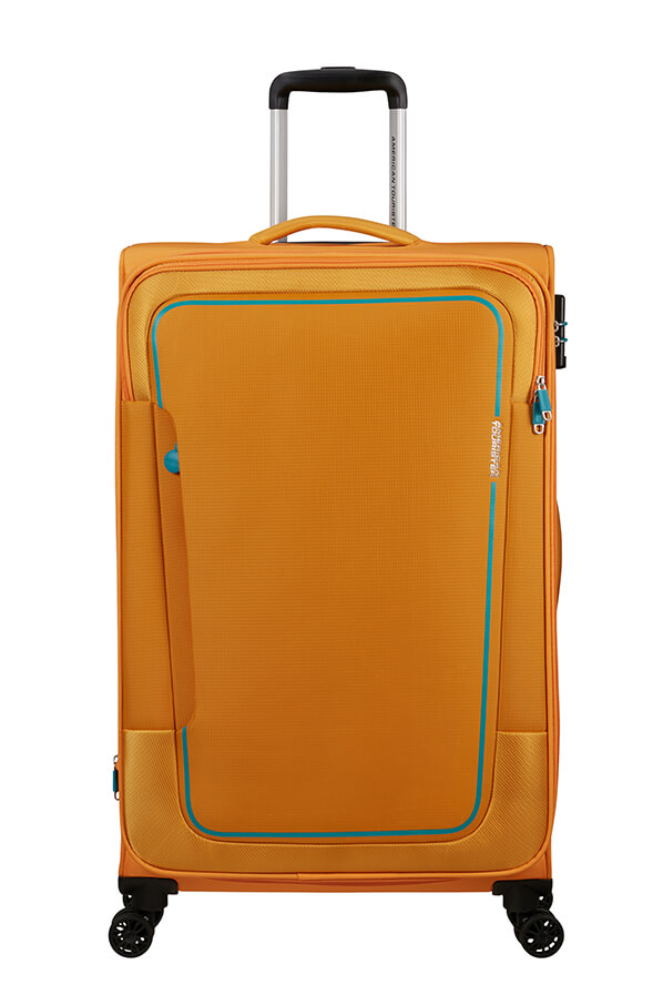 Mala de Viagem Grande 81cm Expansível 4 Rodas Amarelo Pôr-do-Sol  - Pulsonic | American Tourister