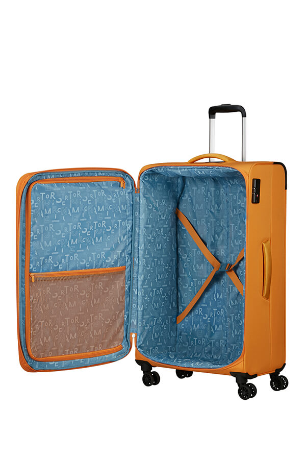 Mala de Viagem Grande 81cm Expansível 4 Rodas Amarelo Pôr-do-Sol  - Pulsonic | American Tourister