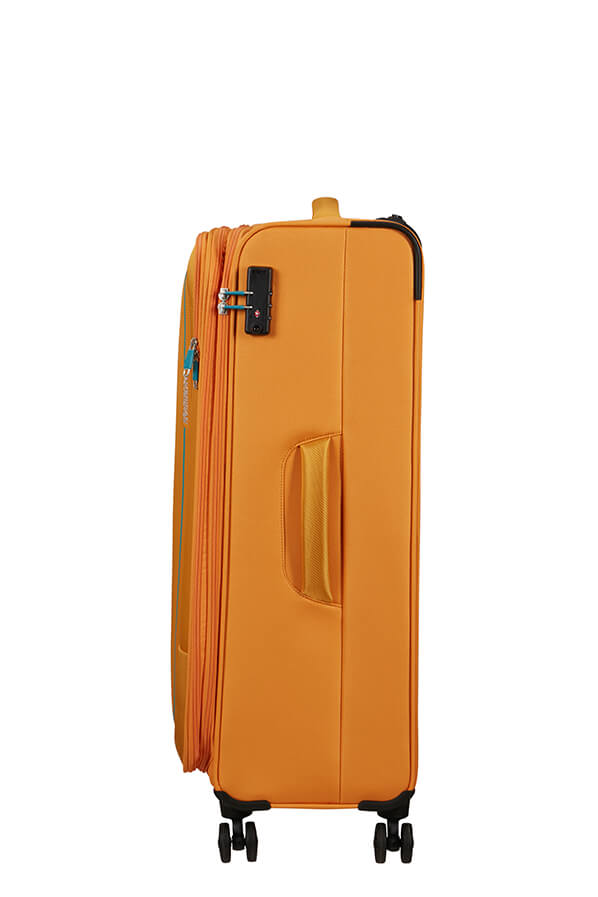 Mala de Viagem Grande 81cm Expansível 4 Rodas Amarelo Pôr-do-Sol  - Pulsonic | American Tourister