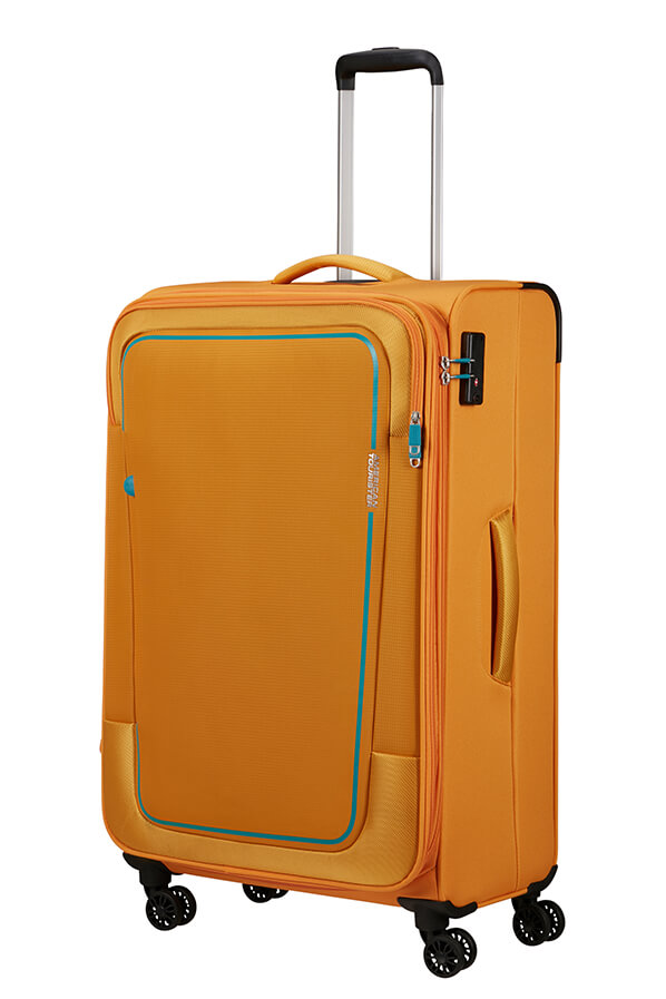 Mala de Viagem Grande 81cm Expansível 4 Rodas Amarelo Pôr-do-Sol  - Pulsonic | American Tourister