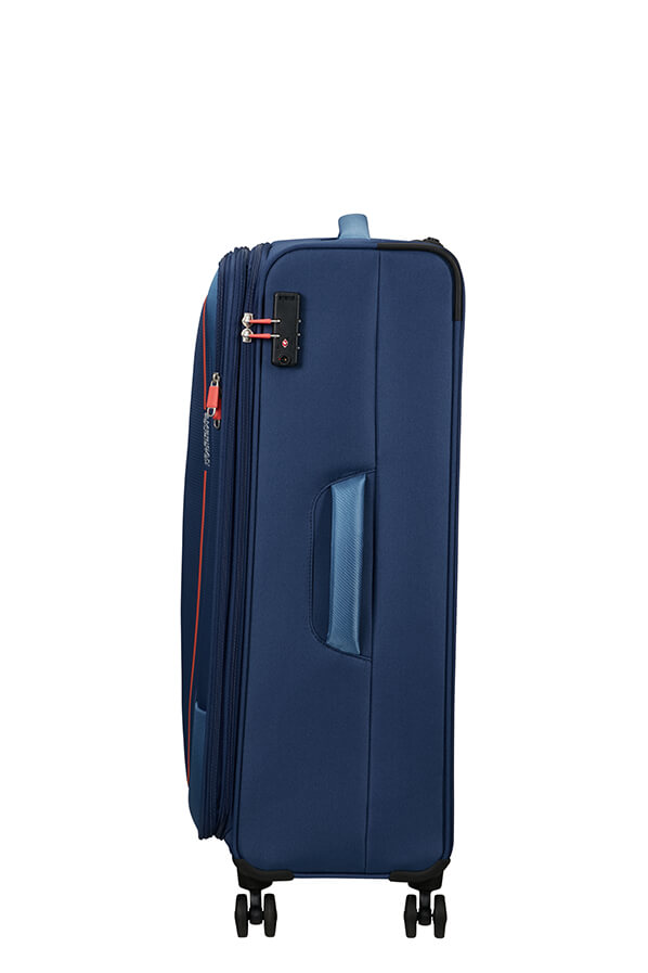 Mala de Viagem Grande 81cm Expansível 4 Rodas Azul-Marinho - Pulsonic | American Tourister