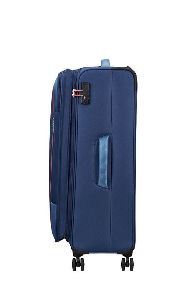 Mala de Viagem Grande 81cm Expansível 4 Rodas Azul-Marinho - Pulsonic | American Tourister