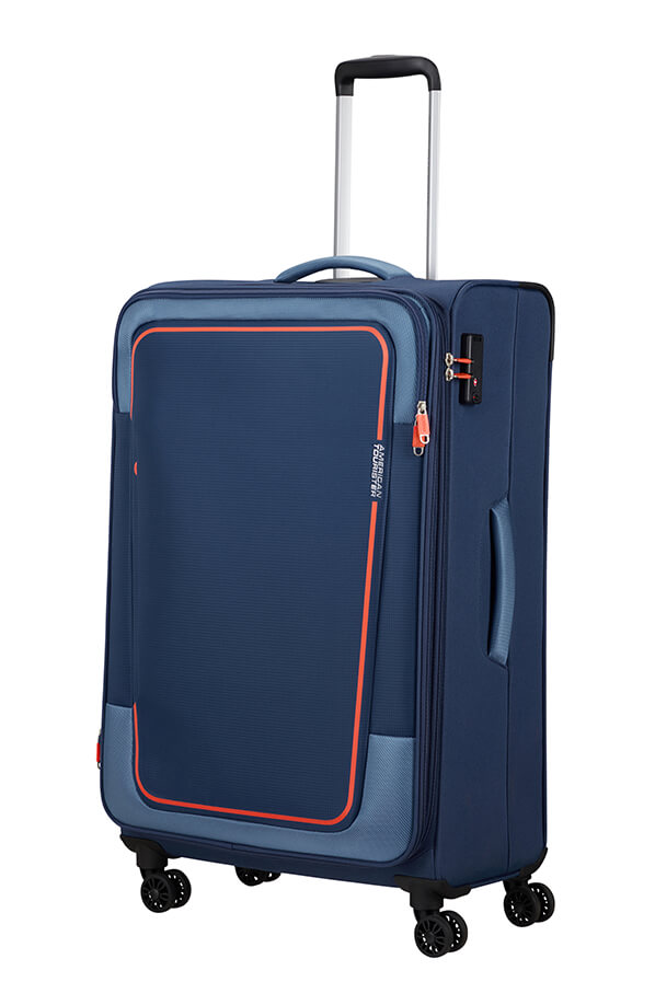 Mala de Viagem Grande 81cm Expansível 4 Rodas Azul-Marinho - Pulsonic | American Tourister