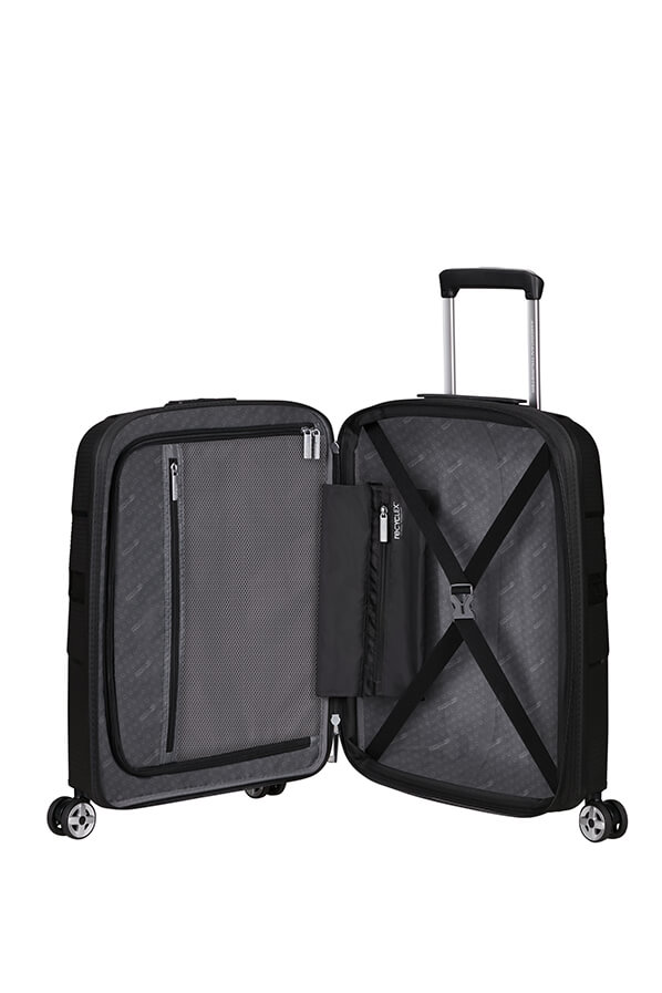 Mala de Cabine 55cm Expansível 4 Rodas Preta - StarVibe | American Tourister