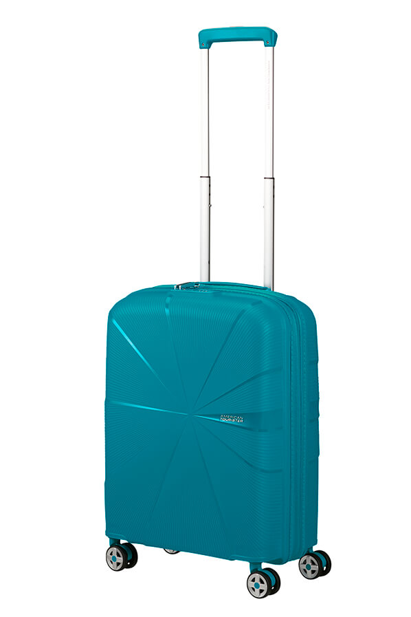 Mala de Cabine 55cm Expansível 4 Rodas Azul-Esverdeado - StarVibe | American Tourister