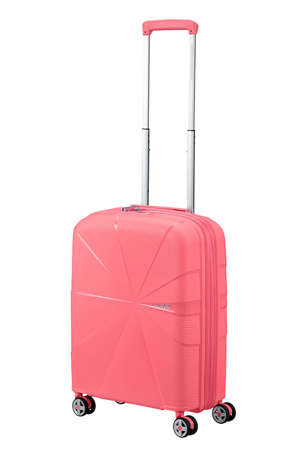 Mala de Cabine 55cm Expansível 4 Rodas Coral - StarVibe | American Tourister