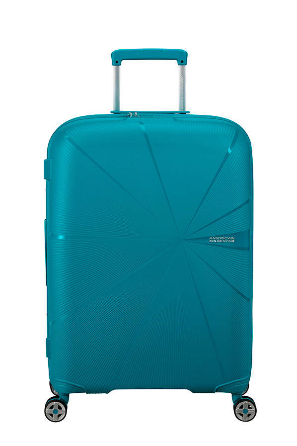 Mala de Viagem Média 67cm Expansível 4 Rodas Azul-Esverdeado - StarVibe | American Tourister