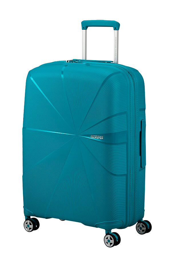 Mala de Viagem Média 67cm Expansível 4 Rodas Azul-Esverdeado - StarVibe | American Tourister