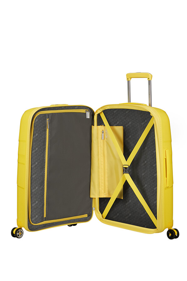 Mala de Viagem Média 67cm Expansível 4 Rodas Limão Elétrico - StarVibe | American Tourister