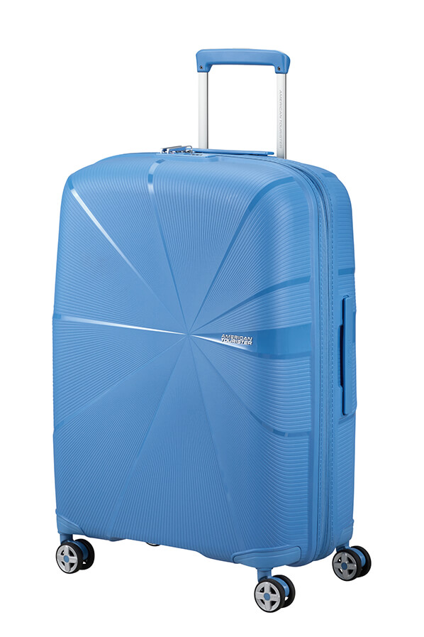 Mala de Viagem Média 67cm Expansível 4 Rodas Azul Tranquilo - StarVibe | American Tourister