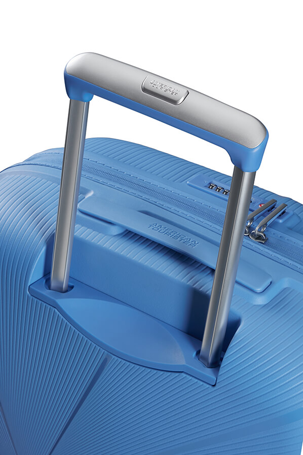 Mala de Viagem Média 67cm Expansível 4 Rodas Azul Tranquilo - StarVibe | American Tourister