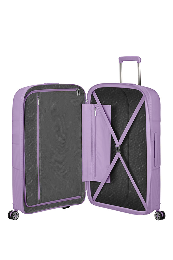 Mala de Viagem Grande 77cm Expansível 4 Rodas Lavanda Digital - StarVibe | American Tourister