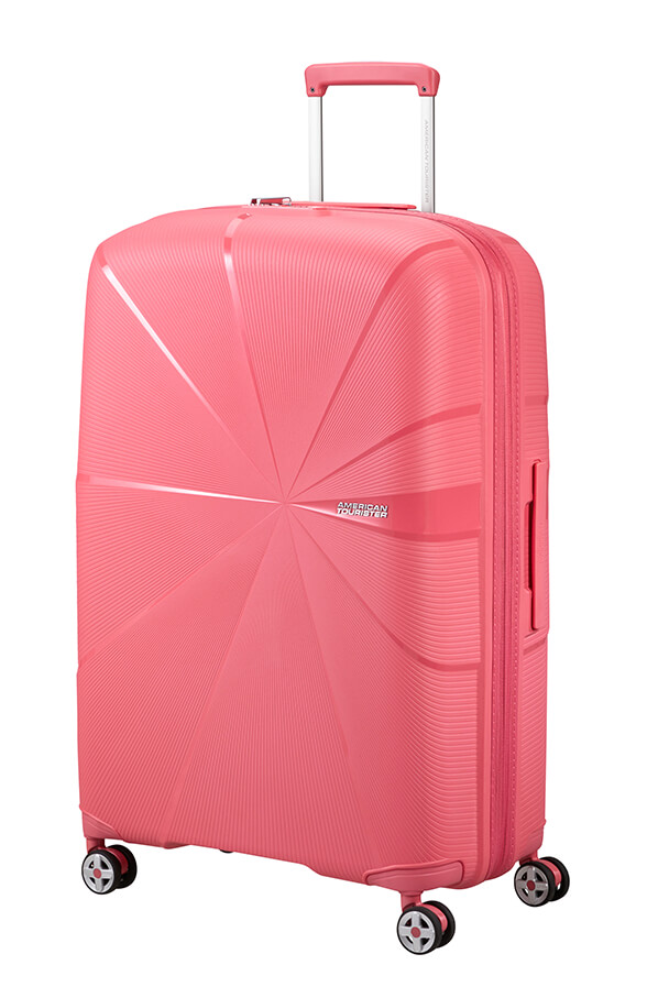 Mala de Viagem Grande 77cm Expansível 4 Rodas Coral - StarVibe | American Tourister