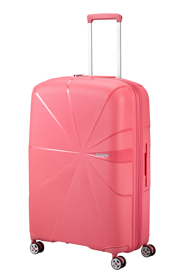 Mala de Viagem Grande 77cm Expansível 4 Rodas Coral - StarVibe | American Tourister