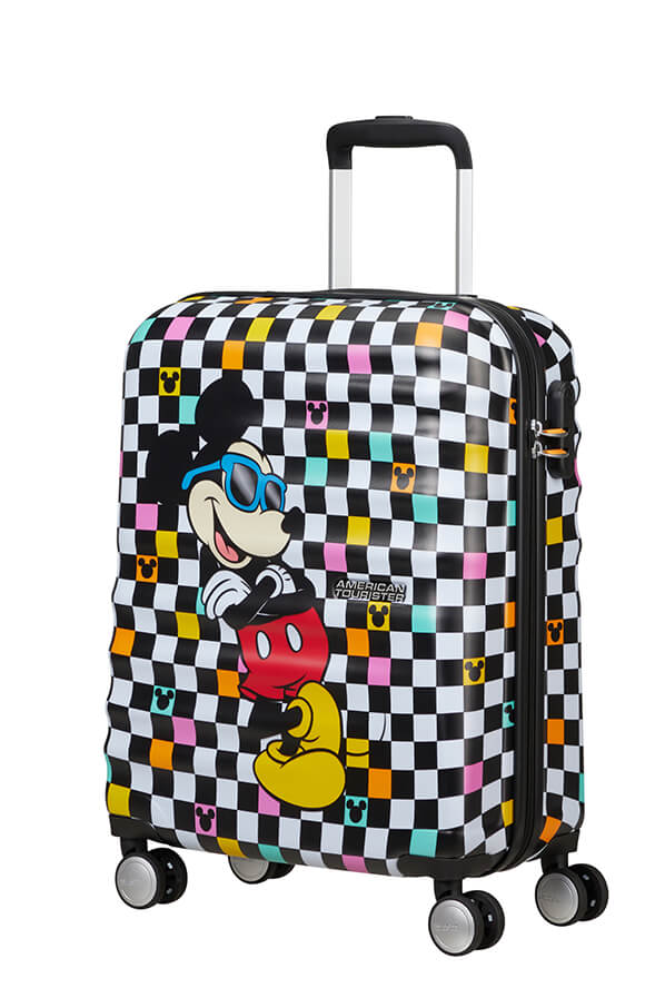 Mala de Cabine 55cm 4 Rodas Disney Mickey Xadrez - Mickey Check | American Tourister