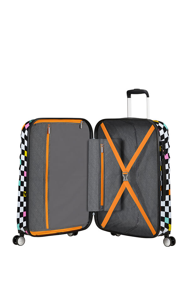 Mala de Viagem Média 67cm 4 Rodas Disney Mickey Xadrez - Mickey Check | American Tourister