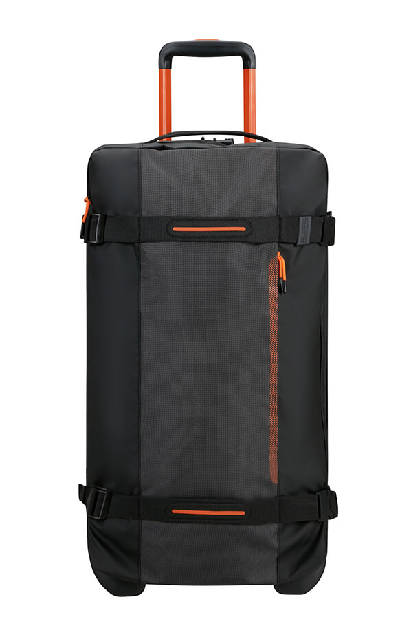 Saco de Viagem Médio 68cm 2 Rodas Preto/Laranja - Urban Track | American Tourister