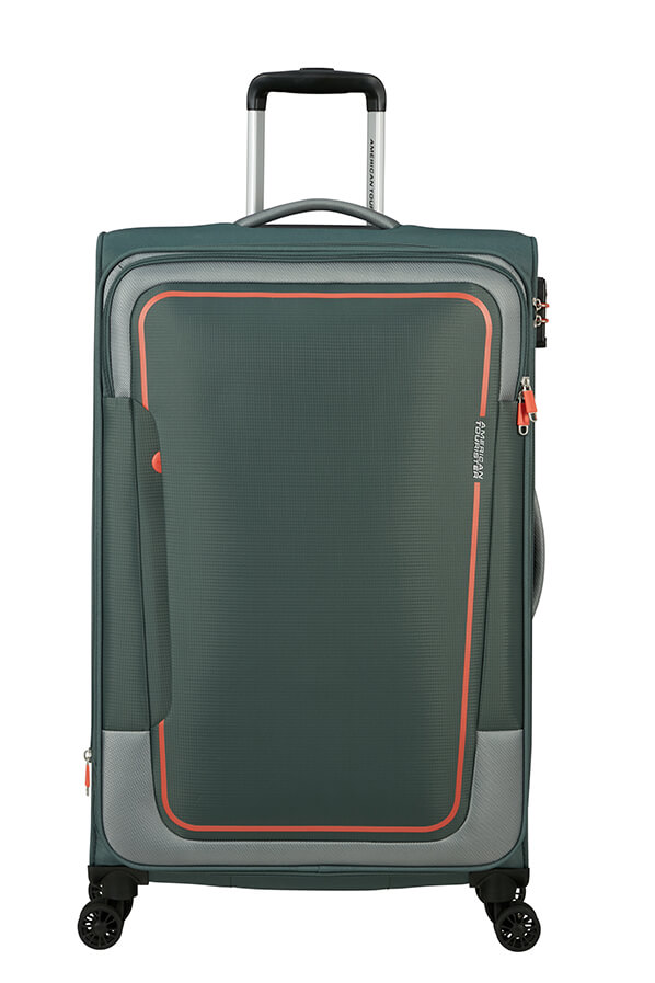 Mala de Viagem Grande 81cm Expansível 4 Rodas Verde-Floresta - Pulsonic | American Tourister