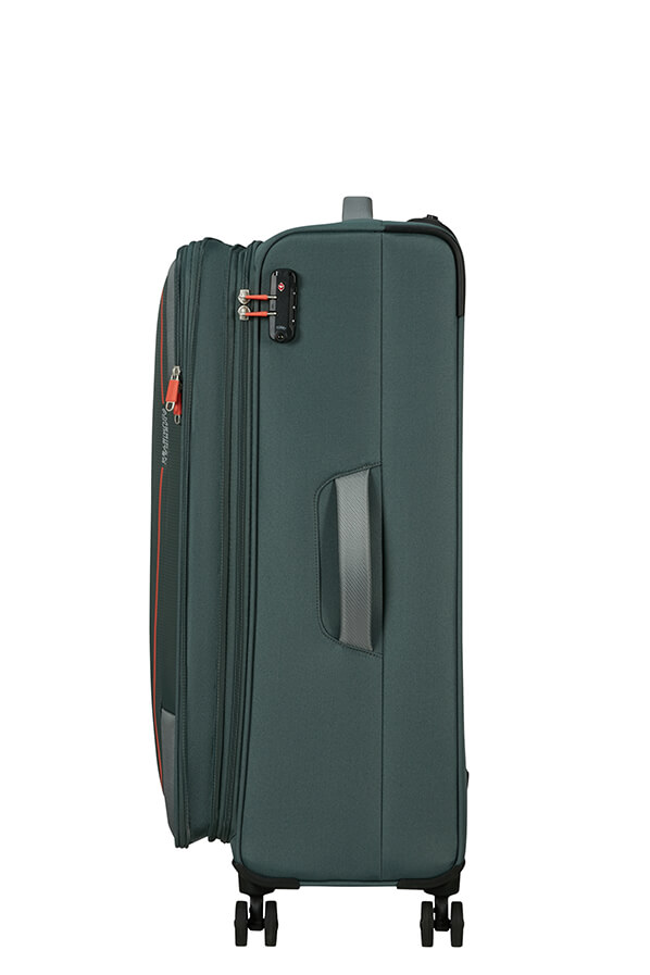 Mala de Viagem Grande 81cm Expansível 4 Rodas Verde-Floresta - Pulsonic | American Tourister