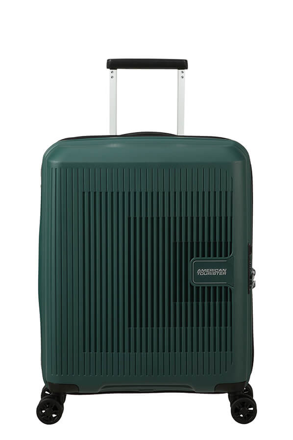 Mala de Cabine 55cm Expansível 4 Rodas Verde-Floresta - AeroStep | American Tourister