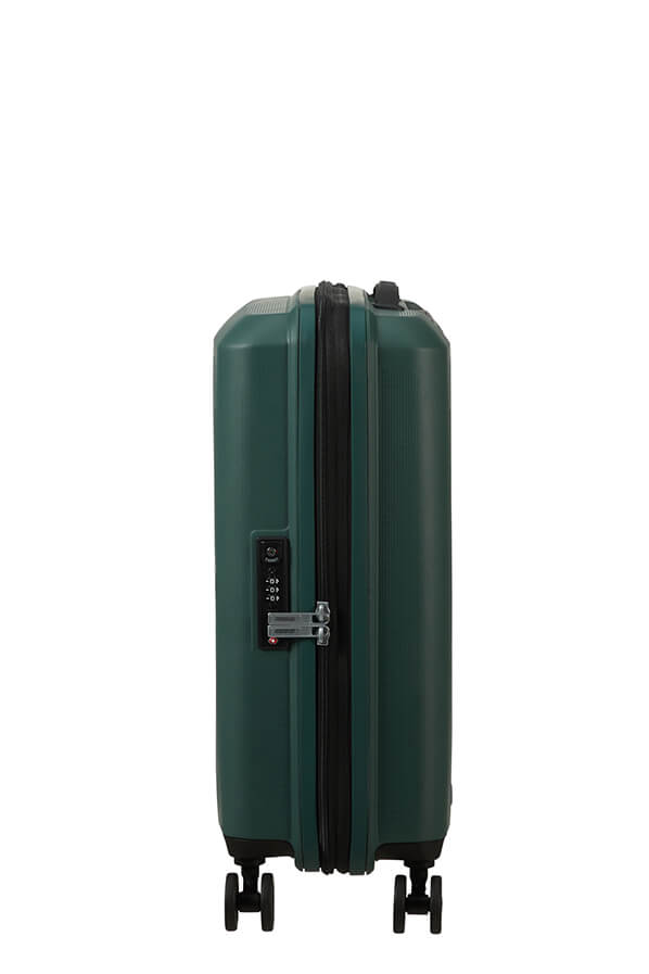 Mala de Cabine 55cm Expansível 4 Rodas Verde-Floresta - AeroStep | American Tourister