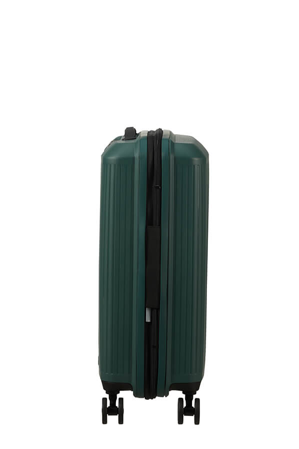 Mala de Cabine 55cm Expansível 4 Rodas Verde-Floresta - AeroStep | American Tourister