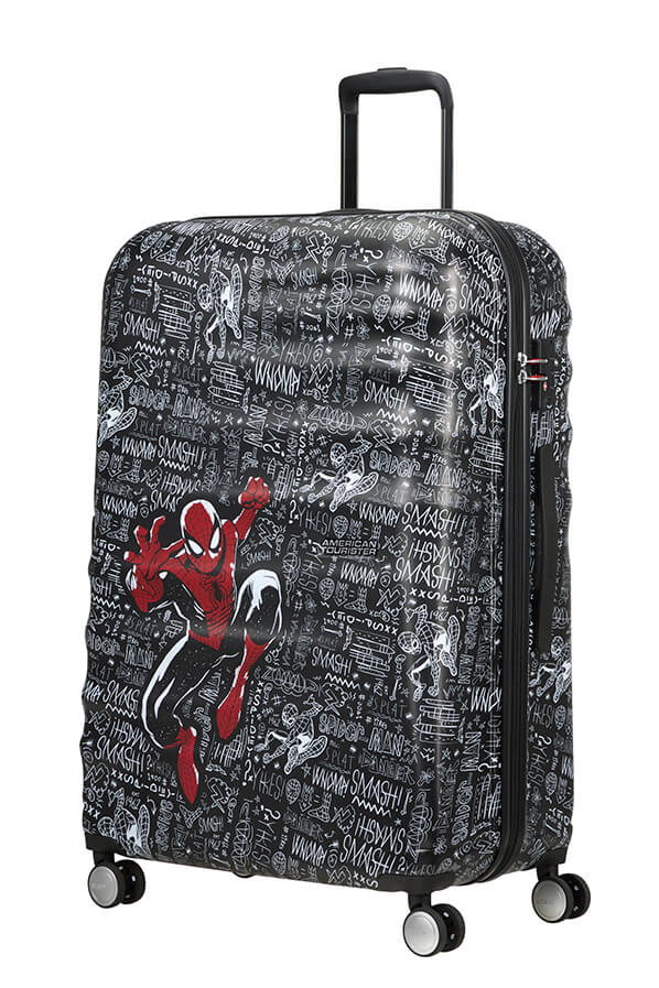 Mala de Viagem Grande 77cm 4 Rodas Marvel Homem-Aranha - SpiderMan Sketch | American Tourister