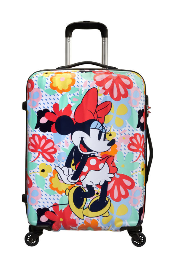 Mala de Viagem Média 65cm 4 Rodas Disney Minnie Flores - Minnie Flores | American Tourister