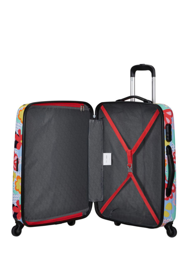 Mala de Viagem Média 65cm 4 Rodas Disney Minnie Flores - Minnie Flores | American Tourister