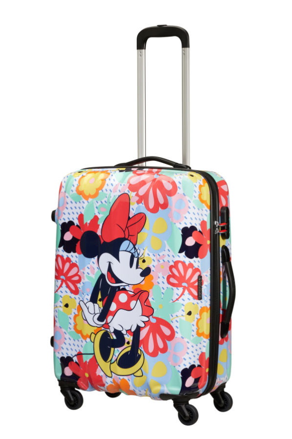 Mala de Viagem Média 65cm 4 Rodas Disney Minnie Flores - Minnie Flores | American Tourister