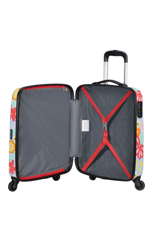 Mala de Cabine 55cm 4 Rodas Disney Minnie Flores - Minnie Flores | American Tourister